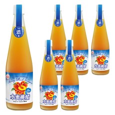 崇德發 水蜜桃醋 5倍濃縮, 500ml, 6瓶