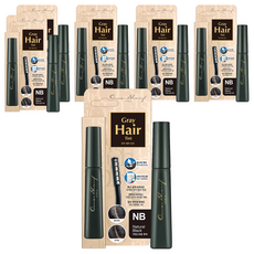 동성제약 오마샤리프 헤어 틴트 마스카라 15ml, 자연스러운 흑색, 6개