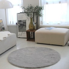 CASA JACQUELINE 柔軟人造毛圓形地毯