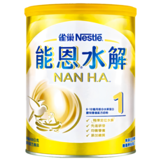 Nestle 雀巢 NAN 能恩 水解1號部分水解蛋白嬰兒營養配方奶粉 0-12個月, 800g, 6罐