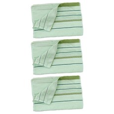 Partner dear 純棉毛巾3入組 柔軟舒適 吸水性佳 76 x 33cm, 點線條紋款-顏色隨機, 1包