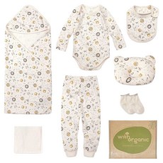with organic 新生兒馬年四季出生禮物組