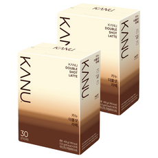 카누 더블샷 라떼 커피믹스 스틱, 13.5g, 30개입, 2개