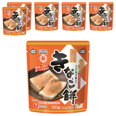 越後製菓 御手薄麻糬, 黃豆粉3袋入, 120g, 6包