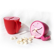 UINLUI 防漏水杯 170ml, 漿果粉, 2入