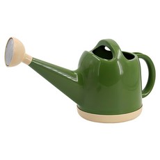 復古風格大型澆水壺, 橄欖綠, 1個