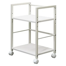 二層桌下架, 白色