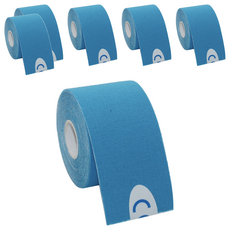 s-sportplus+ 肌肉貼布 e1001005-02 7.5cm 藍色, 4捲