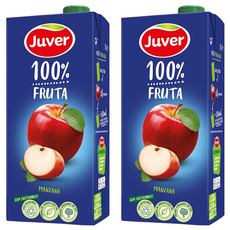 Juver 茱兒 蘋果汁, 1L, 2瓶