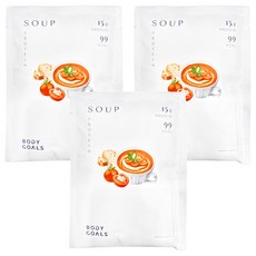 BODY GOALS 高纖營養輕食餐 羅宋番茄 15g 蛋白質 18 種維生素和礦物質 低於100大卡, 29g, 3包