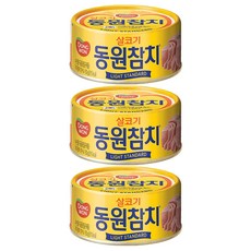 東遠 Dongwon 鮪魚罐頭 原味 Light Standard, 150g, 3罐