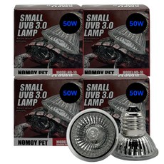 노모이펫 파충류용 할로겐 UVA UVB 3.0 히팅램프 50W ND-10, 혼합색상, 4개
