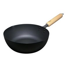 TAKUMI 匠 岩紋炒菜鐵鍋 附木把手 3.2L, 24cm, 1個