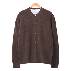 Raymon 男款Der寬鬆版型圓領針織開襟衫