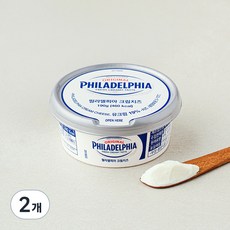필라델피아 크림치즈, 190g, 1개입, 2개