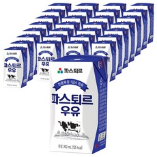 파스퇴르 전용목장 우유, 200ml, 100개