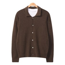 레이먼 남성용 에든 오버핏 카라 니트 가디건