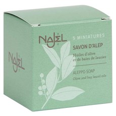 NAJEL 阿勒坡皂迷你薄片 5片, 100g, 1盒