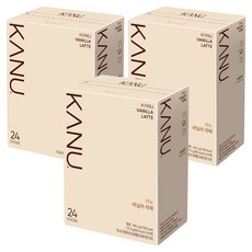 카누 바닐라 라떼 커피믹스, 17.3g, 24개입, 3개