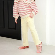 WALTONKIDS 女童日常絲絨喇叭褲