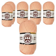 DIKTAS Madame Cotton棉質混紡毛線 2入, 035 淡鮭魚, 6個