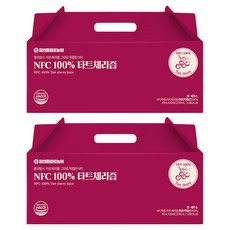 참앤들황토농원 NFC착즙 타트체리주스, 70ml, 60개