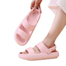 Edelin 簡約雙線兩穿涼拖鞋, 粉紅色, 2個