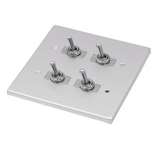 보노 토글스위치 실버 2개용 4구, 1개