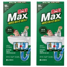 홈스타 맥스 세면대 배수관 클리너, 230ml, 2개