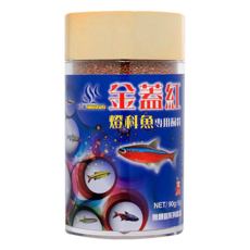AQUAFUN 水之樂 金蓋紅燈科魚專用飼料, 90g, 1罐