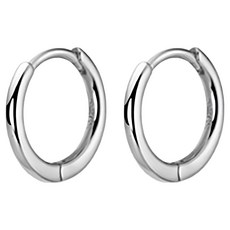 hermosa j 女款基本款單觸式圈式耳環 13毫米 E083