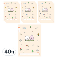 ibis 國小1-2年級寫字簿 10格 女, 40個, 鬆鬆比熊