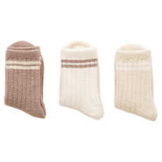 BASE ALPHA ESSENTIALS 兒童睡眠襪 3入組