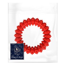 DING DONG PET 寵物鉚釘環玩具 M, 紅色, 1個