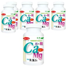 good Life 得意人生 天然海藻鈣 + D3 + 鎂, 60顆, 6瓶