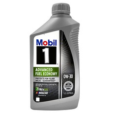 Mobil 1 Advanced Fuel Economy全合成機油, 946ml, 0W30, 1瓶