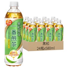 黑松茶花 一番煎茶, 580ml, 24瓶