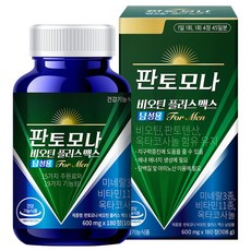 판토모나 남성용 비오틴 플러스 맥스 108g, 180정, 1개