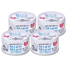 AiXiA 妙喵 16號片狀 罐頭, 鮪魚 + 干貝, 減壓30% 完食率≧99.9%, 70g, 4罐