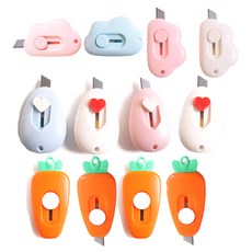 택배칼 구름 2p + 당근 2p + 계란 2p, 랜덤발송, 2세트