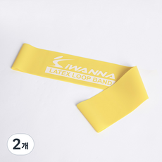 아이워너 라텍스 루프 밴드, 옐로우, 2개