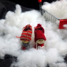 soonZAM 抱枕用棉花 1kg, 1個, 白色