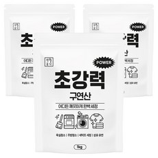 Saenghwalgongsik 超強力檸檬酸, 1kg, 3個