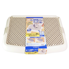 IRIS OHYAMA 愛麗思歐雅瑪 除貓砂踏墊 NO550, 米色, 1個