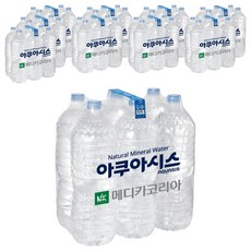 아쿠아시스 먹는샘물 무라벨, 2L, 60개
