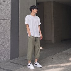 스타빈 남성용 캐주얼 2way 와이드 8부 팬츠
