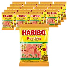 하리보 피치스 젤리, 100g, 20개