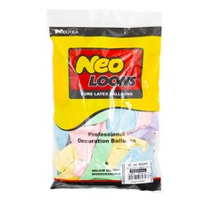 네오룬스 라운드 풍선 30cm x 50p, 파스텔 매트 혼합, 1개