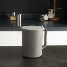 Biwooms 廚餘桶 2L, 淺灰色, 1個