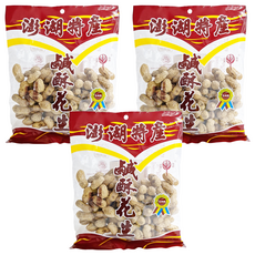 四乘六 鹹酥花生, 澎湖特產, 自然風味, 170g, 3包